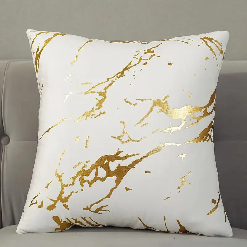 Capa de Sofa Lâmina Dourada - Design Clean