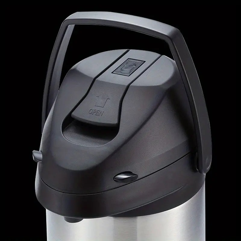 Dispenser Térmico de Bebidas Quentes – Garrafa de Café em Aço Inox com Torneira, 1,9L