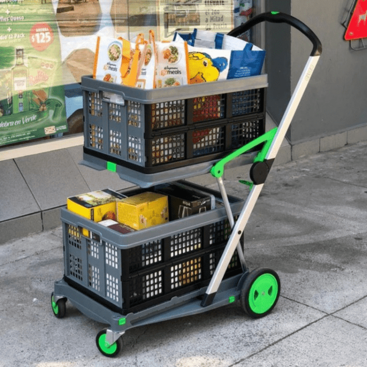 Compact Cart - Carrinho de Compras Dobrável e Portátil