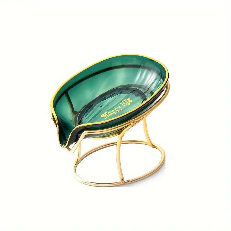 Porta-Sabonete de Metal Criativo – Sem Furos, Organizador para Banheiro e Cozinha com Bandeja para Sabonete, Pano e Esponja