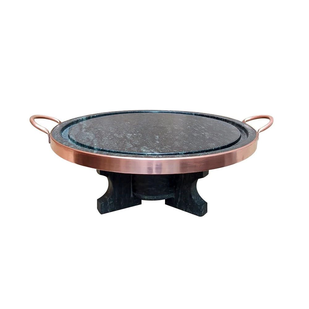 Kit Fondue Elegance — Completo com 1 Pedra + 2 Panelas, 6 Garfinhos e 5 Tigelas