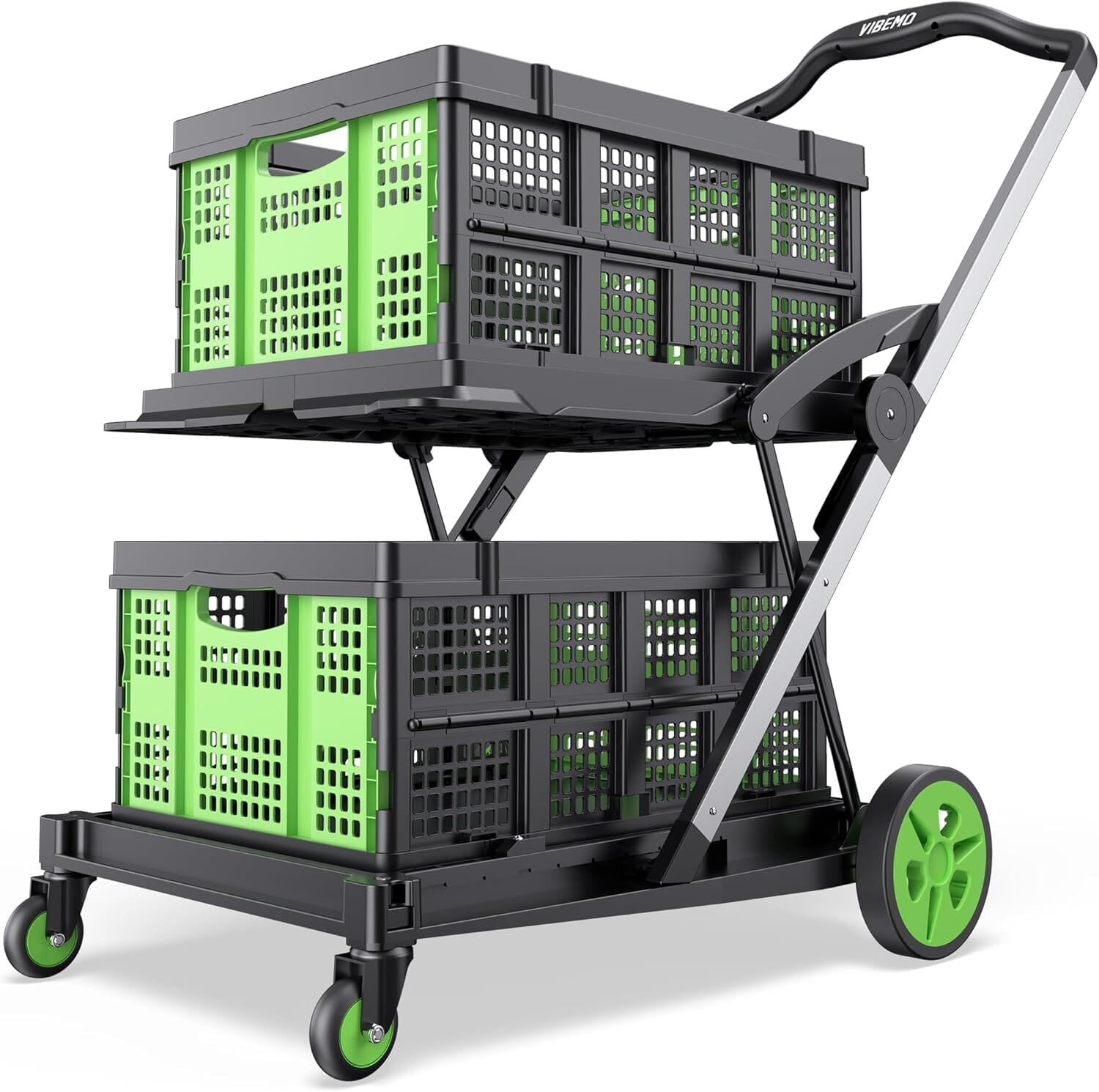 Compact Cart - Carrinho de Compras Dobrável e Portátil