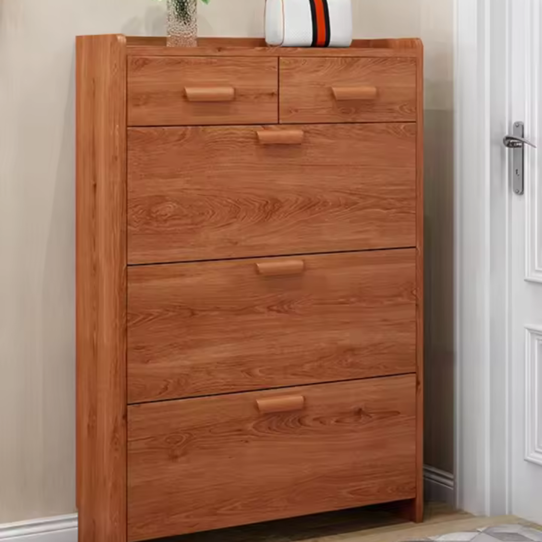 Sapateira Elegance 3 Portas e 2 Gavetas – Design Moderno em Branco