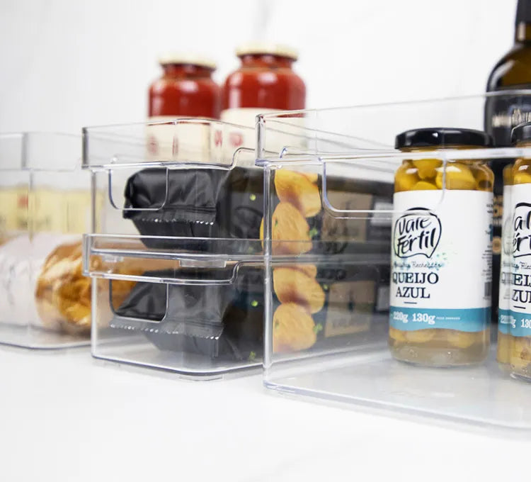 Kit de organizador de armários com 4 peças 30x15x13 Linha Oasi