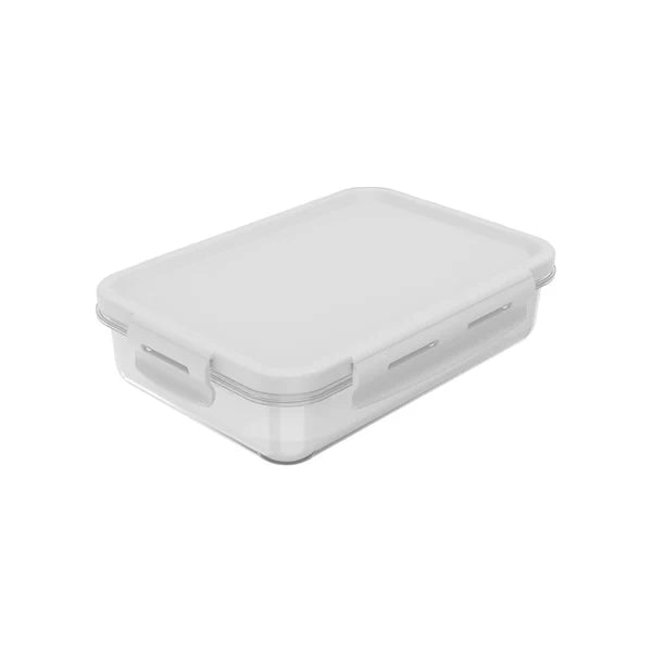 Kit de potes organizadores de geladeira retangular de 6 peças 870mk Linha Oasi