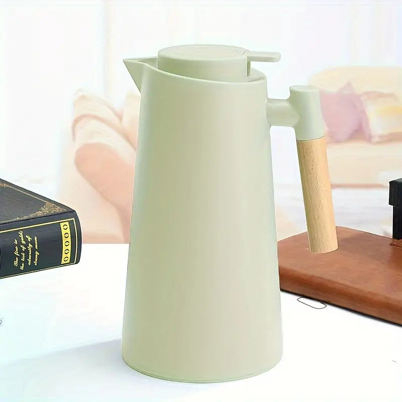 Garrafa Térmica 1L com Isolamento a Vácuo – Parede Dupla, Portátil, Antivazamento, Ideal para Café, Chá e Bebidas Quentes