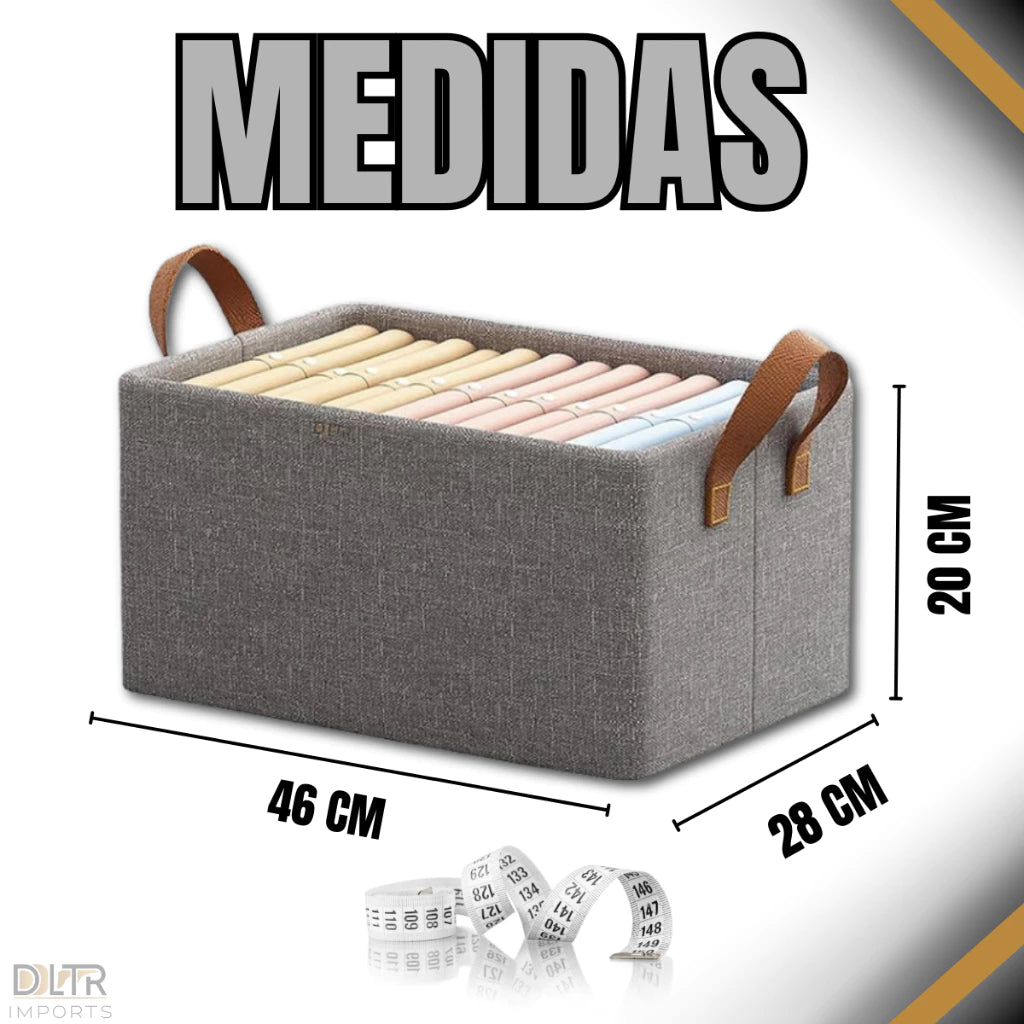 Kit 4 Caixas Organizadoras de Alta Resistência – Para Guarda-Roupas e Organização Multiuso      Write Review