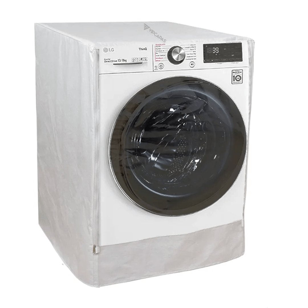 Capa para Máquina Lava e Seca LG 13kg VC4 Branca