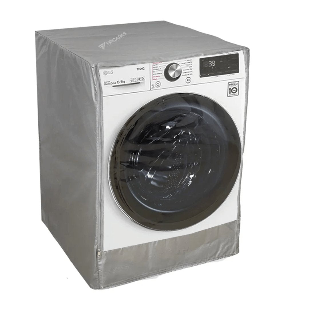 Capa para Máquina Lava e Seca LG 13kg VC4 Cinza