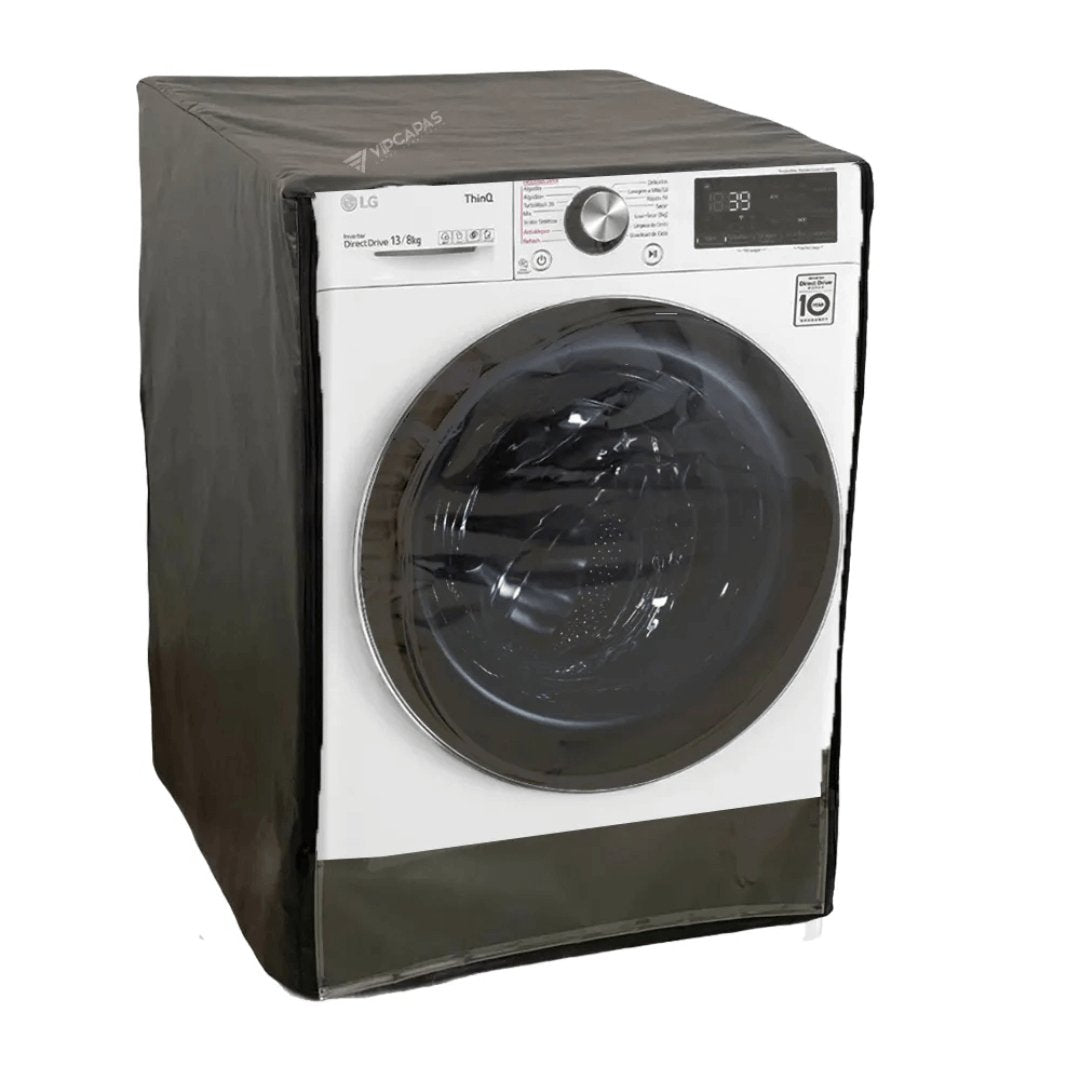 Capa para Máquina Lava e Seca LG 13kg VC4 Preta