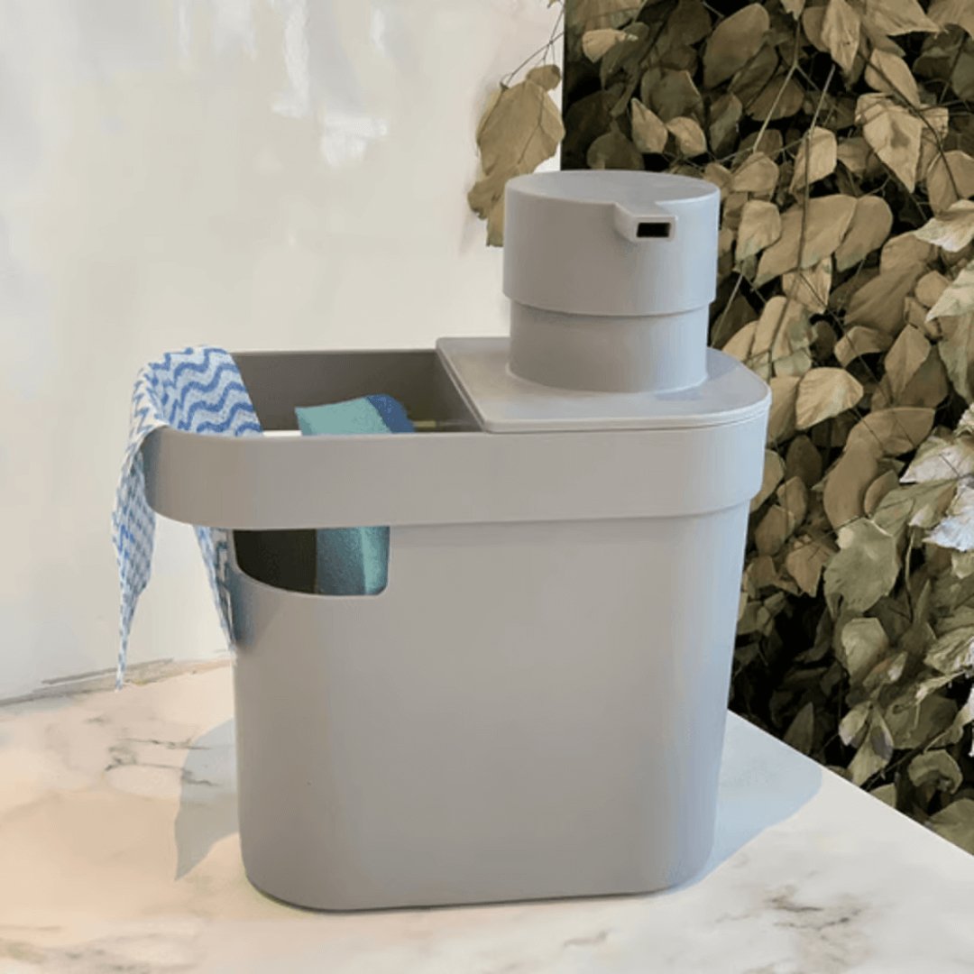 Dispenser de Detergente e Organizador Trium Chumbo 650ml
