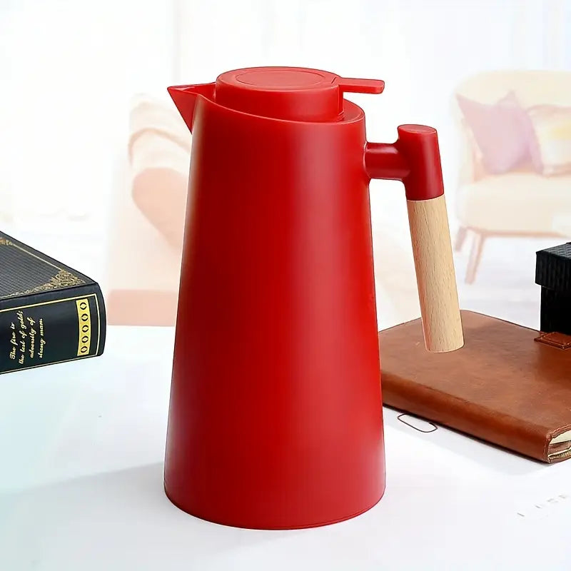 Garrafa Térmica 1L com Isolamento a Vácuo – Parede Dupla, Portátil, Antivazamento, Ideal para Café, Chá e Bebidas Quentes