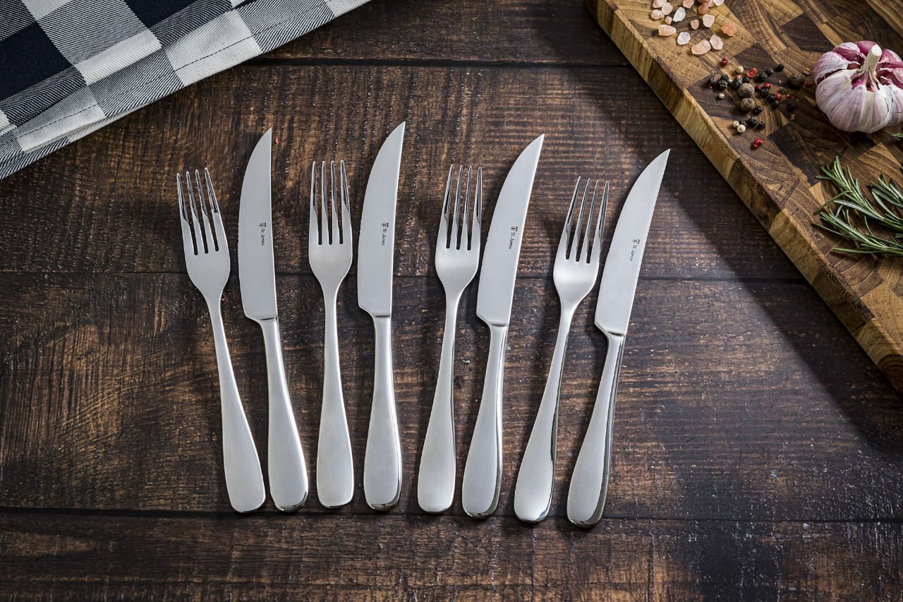 Faqueiro para Churrasco Serenity Inox 12 Peças St James
