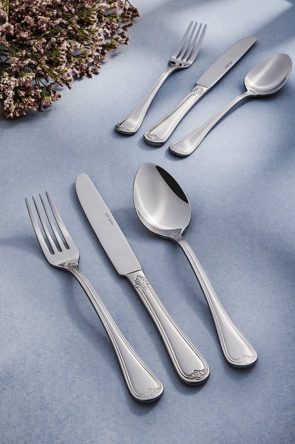 Faqueiro Versailles Inox 101 Peças St James CPCI.2.VER.101