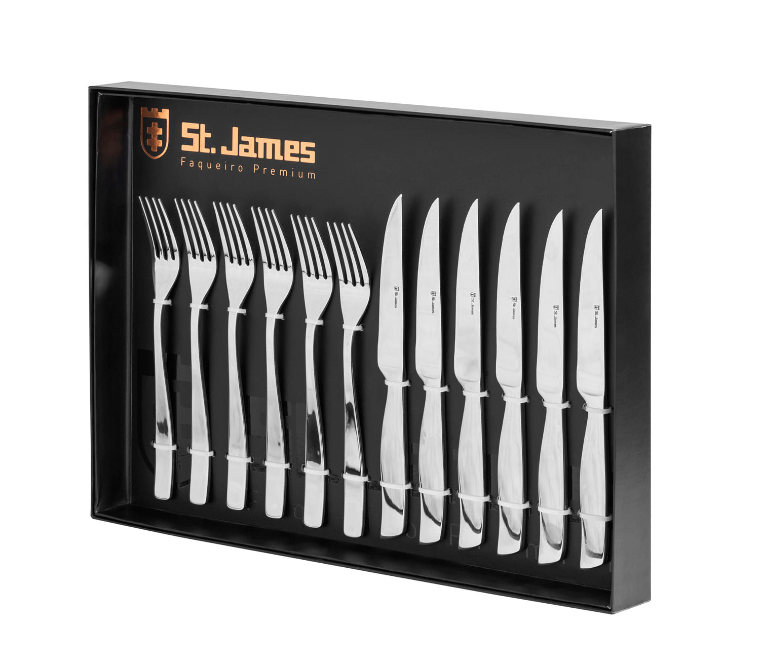 Faqueiro Wish Inox Churrasco 12 Peças St James