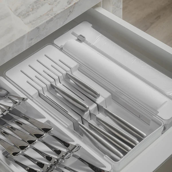 Kit organizador de gavetas de 3 peças Linha Clear