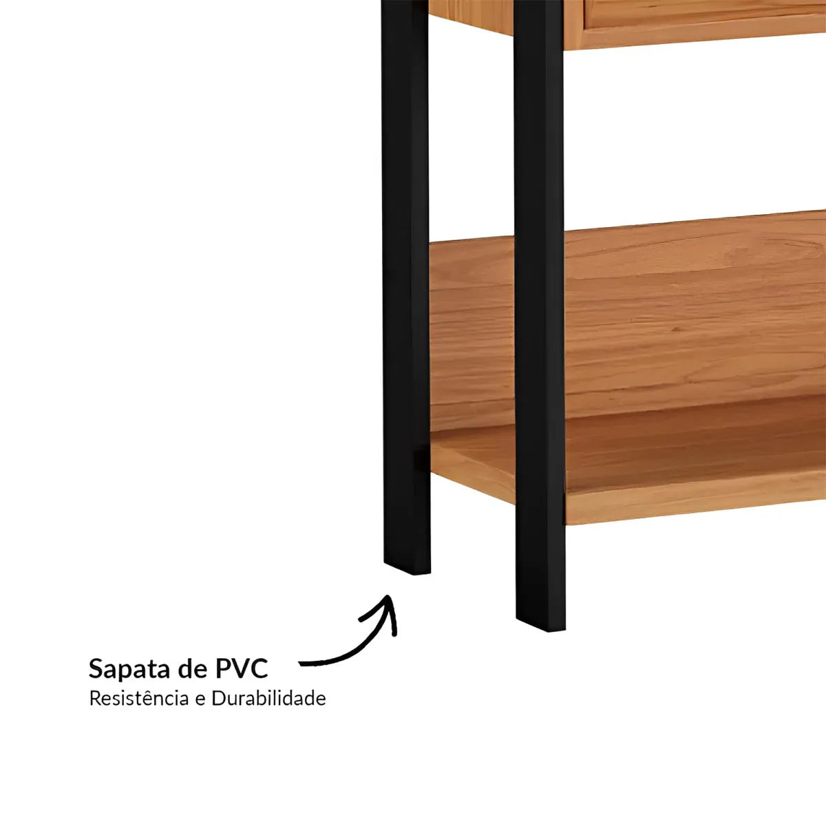 Kit 02 Estantes Para Sala Com Prateleiras Freijó com Preto
