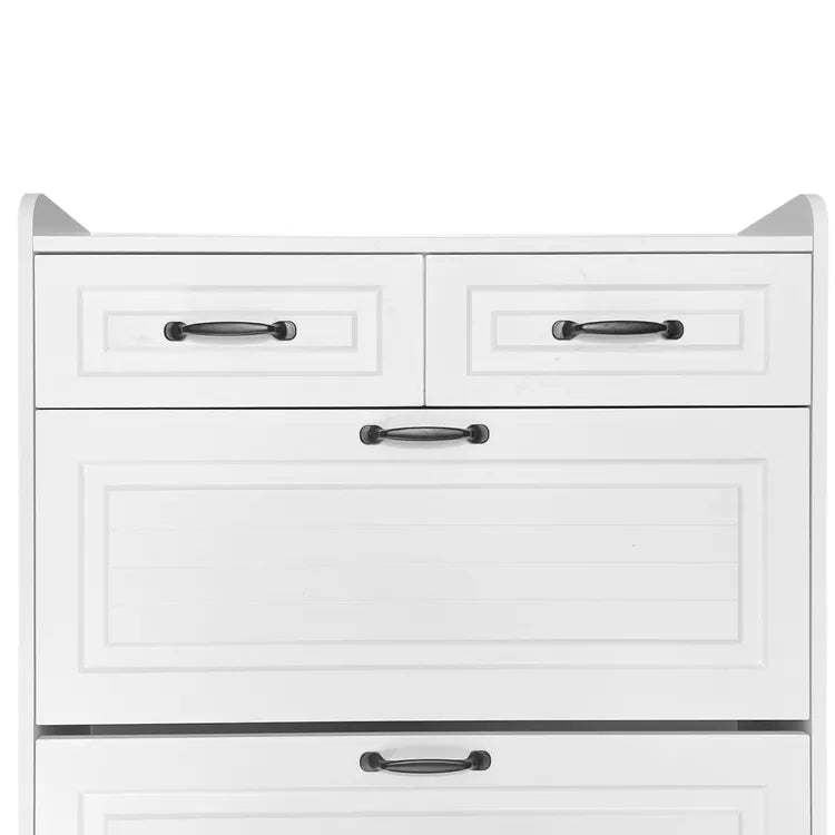 Sapateira Elegance 3 Portas e 2 Gavetas – Design Moderno em Branco