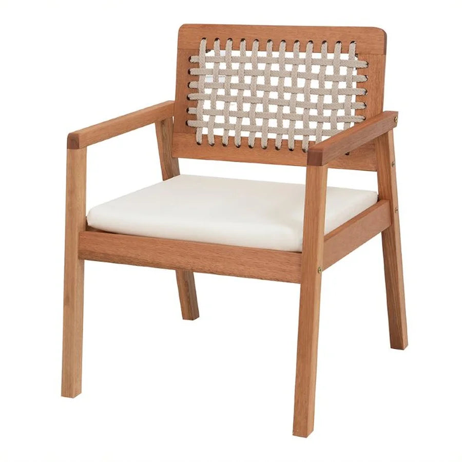 Sofá de 2 Lugares Jasmim cor Bege + Poltrona de Jardim Jasmim cor Bege