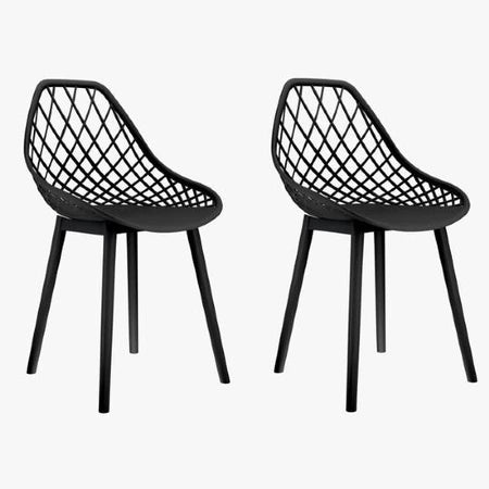 Conjunto Mesa Eames 90cm + 4 Cadeiras Kaila – Design Escandinavo para Jantar ou Cozinha