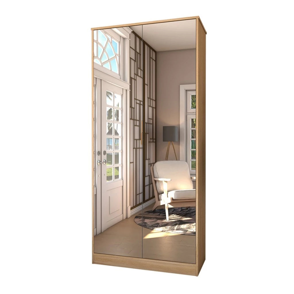 Armário Baixo Office Premium – Design Madeira Carvalho e Detalhes Brancos | Sofisticação e Funcionalidade