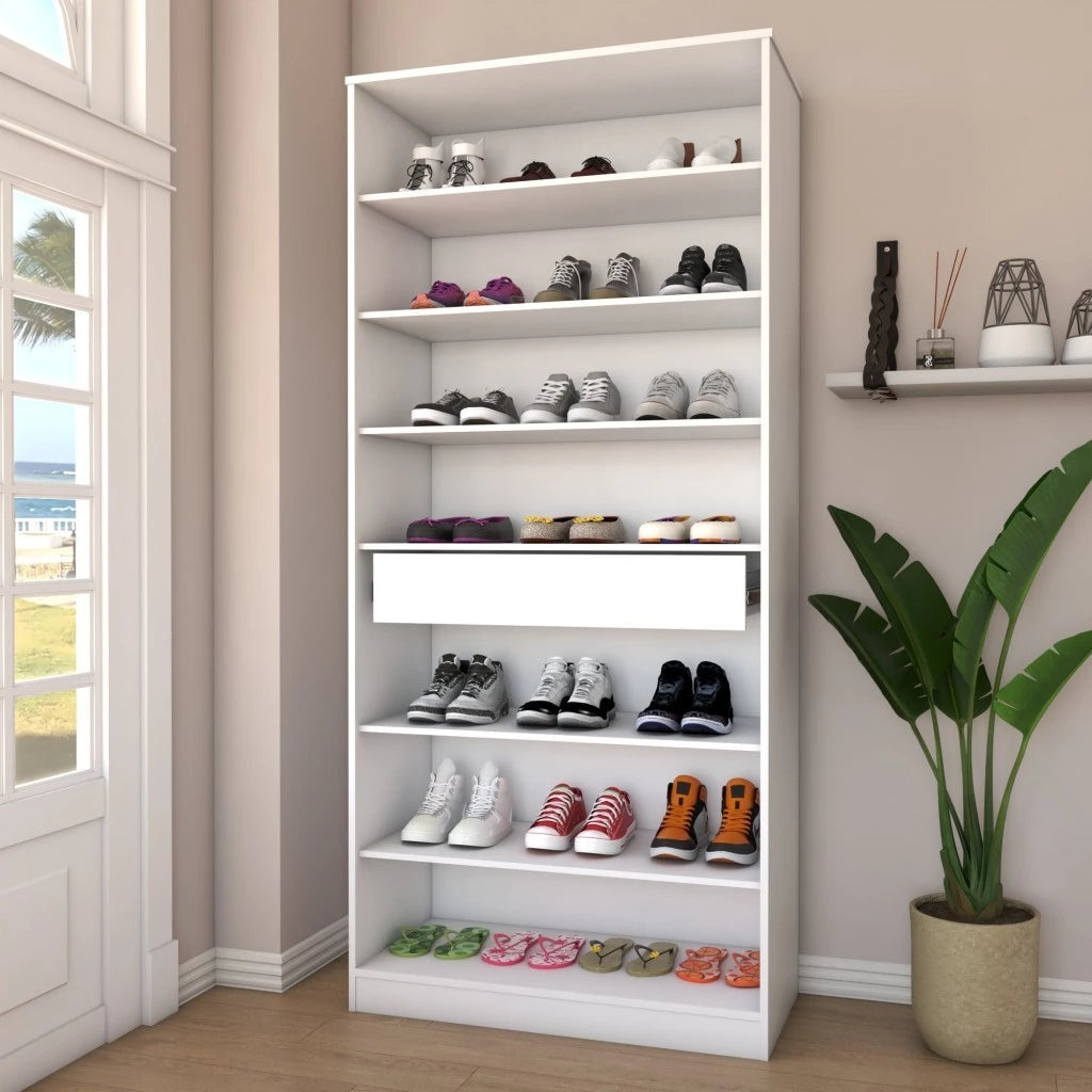 Armário Baixo Office Premium – Design Madeira Carvalho e Detalhes Brancos | Sofisticação e Funcionalidade