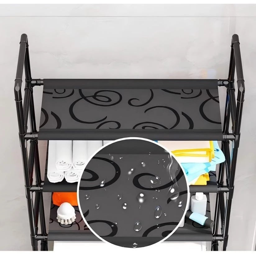 Organizador de Lavanderia com Prateleiras — Perfeito para Máquina de Lavar