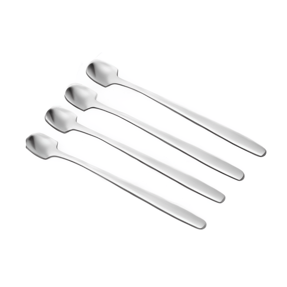 Jogo 4 Colheres para Café Inox 15cm