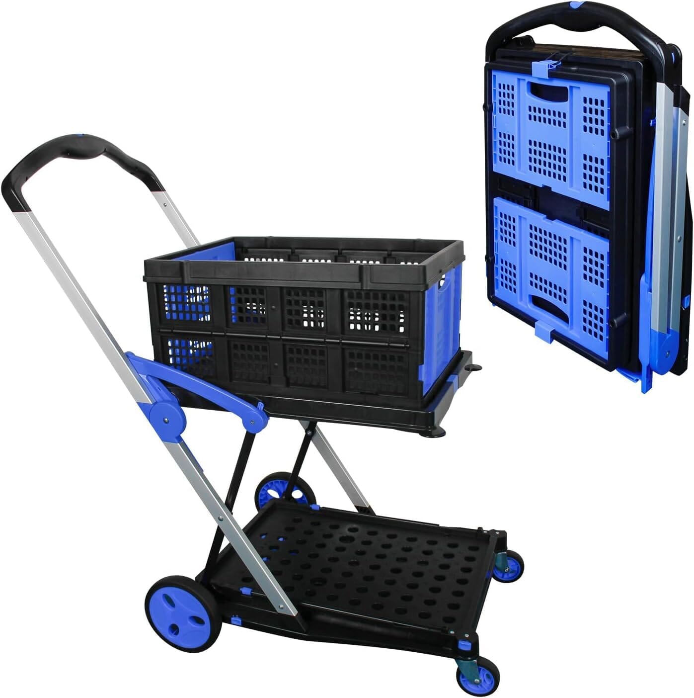 Compact Cart - Carrinho de Compras Dobrável e Portátil