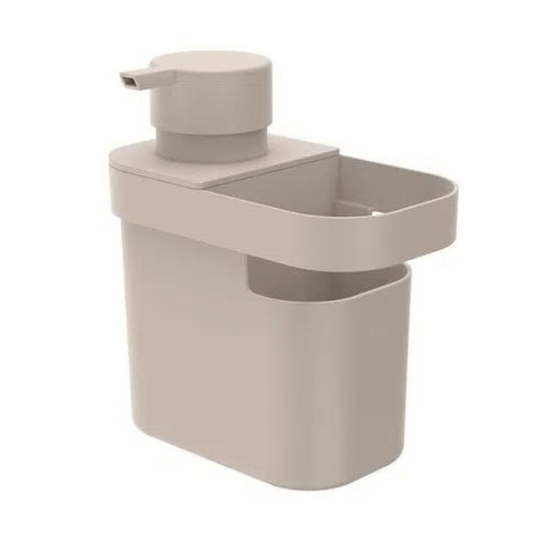 Dispenser Porta Detergente e Organizador Trium Bege 650ml